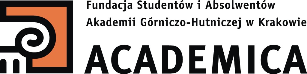 Grafika Logo Fundacji Studentów i Absolwentów Akademii Górniczo-Hutniczej w Krakowie