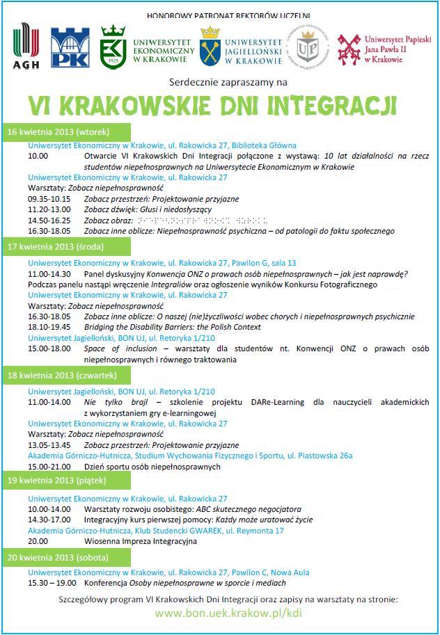 VI KDI - zaproszenie